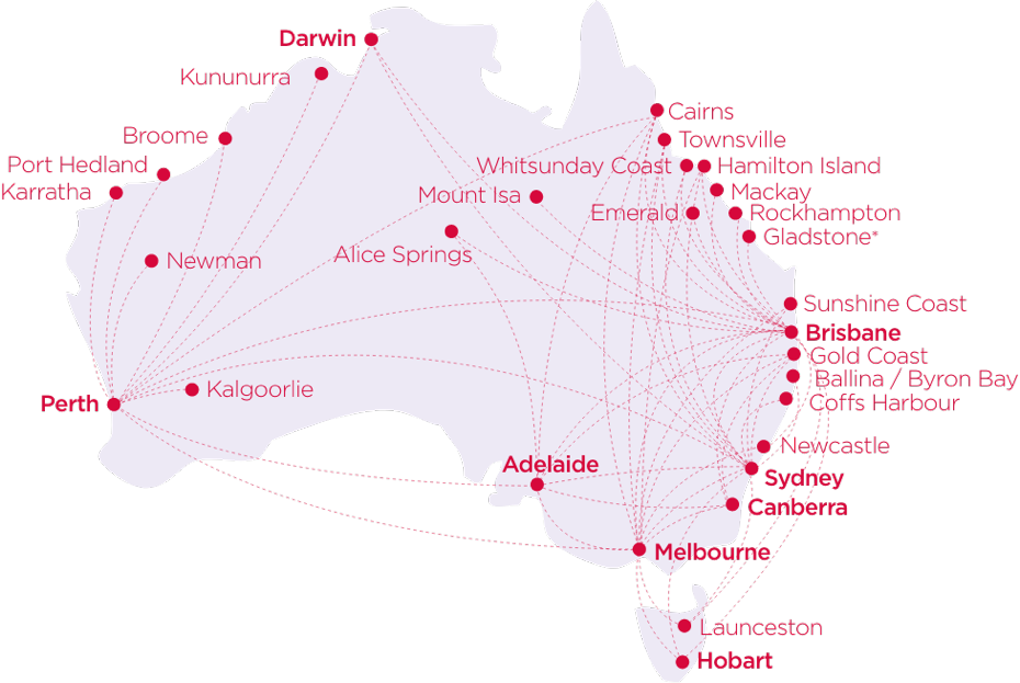 Virgin Australia Routes as of May 2021 Complete Business Travel
